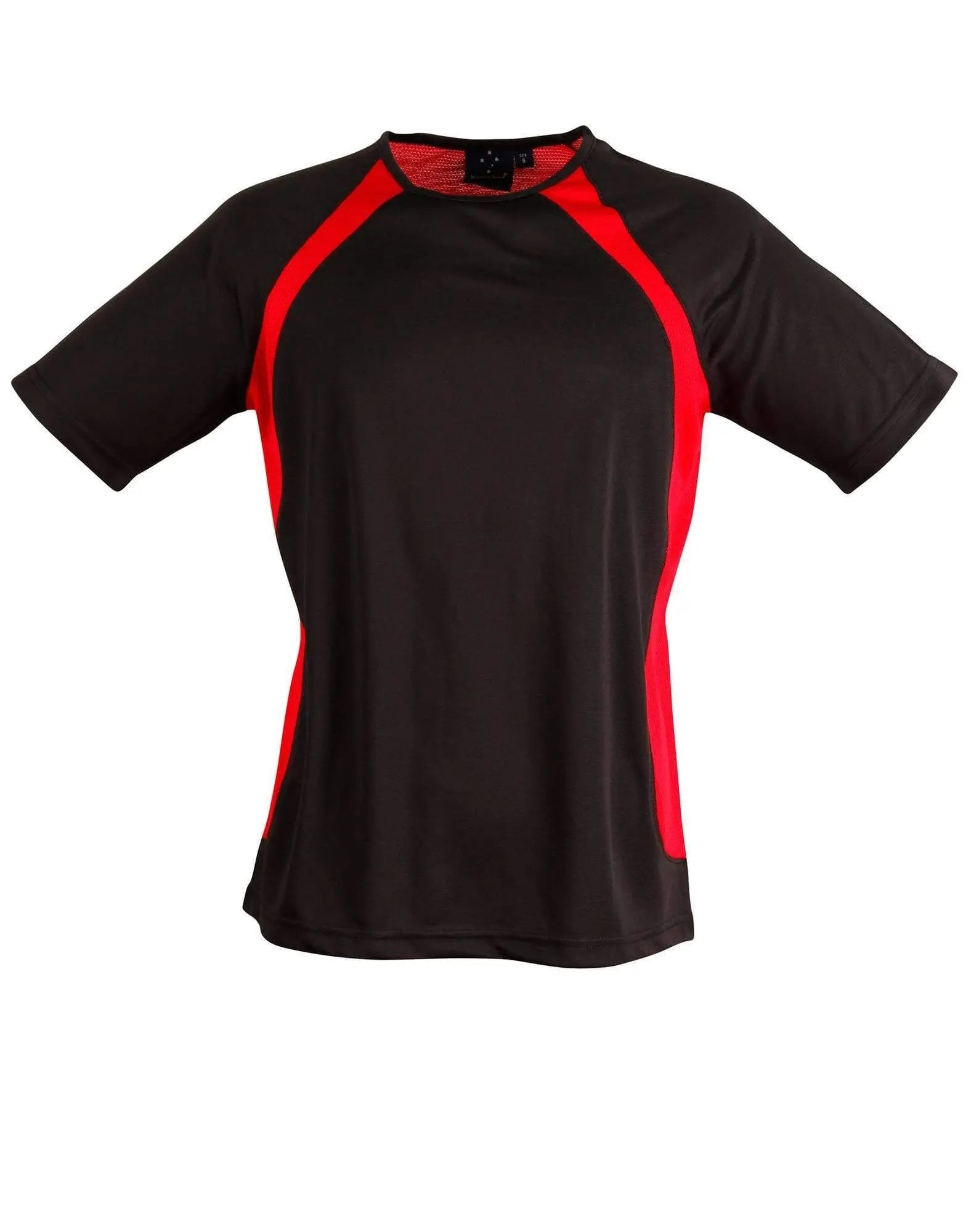 Sprint Tee Shirt Men's Ts71 Casual Wear Winning Spirit Black/Red S